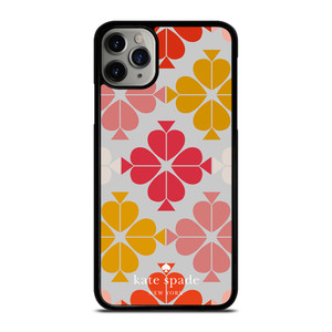 KATE SPADE JACQUARD PINK YELLOW iPhone 11 Pro Max Case Cover