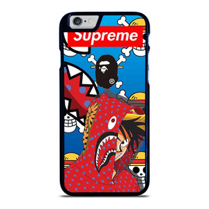 LUFFY ONE PIECE SUPREME BAPE iPhone 6 / 6S Case Cover