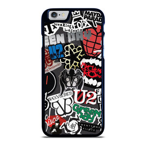 PUNK ROCK BAND COLLAGE iPhone 6 / 6S Case Cover PUNK ROCK BAND COLLAGE iPhone 6 / 6S Case Cover