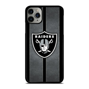 LAS VEGAS RAIDERS NFL METAL STRIPE iPhone 11 Pro Max Case Cover