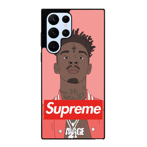 21 SAVAGE PINK SUPREME Samsung Galaxy S22 Ultra Case Cover