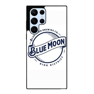 BLUE MOON BEER BADGE Samsung Galaxy S22 Ultra Case Cover