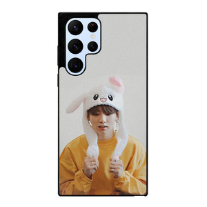 JUNGKOOK BTS BANGTAN BOYS BUNNY HAT Samsung Galaxy S22 Ultra Case Cover