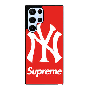 NEW YORK YANKEES X SUPREME RED Samsung Galaxy S22 Ultra Case Cover