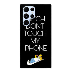 NIKE HOMER SIMPSON DONT TOUCH MY PHONE Samsung Galaxy S22 Ultra Case Cover