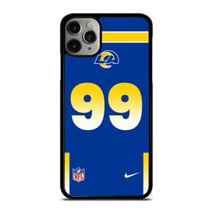 LOS ANGELES RAMS AARON DONALD 99 NFL NIKE iPhone 11 Pro Max Case Cover LOS ANGELES RAMS AARON DONALD 99 NFL NIKE iPhone 11 Pro Max Case Cover