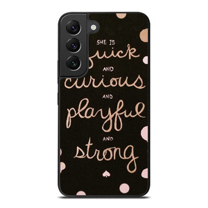 KATE SPADE NEW YORK QUOTES POLKADOT Samsung Galaxy S22 Plus Case Cover KATE SPADE NEW YORK QUOTES POLKADOT Samsung Galaxy S22 Plus Case Cover