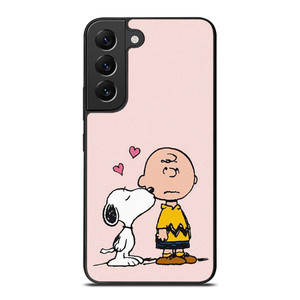 SNOOPY CHARLIE BROWN LOVE Samsung Galaxy S22 Plus Case Cover