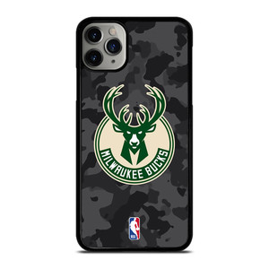 MILWAUKEE BUCKS BLACK CAMO iPhone 11 Pro Max Case Cover