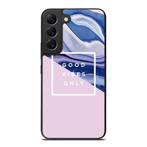 TUMBLR GOOD VIBES ONLY PINK MARBLE Samsung Galaxy S22 Plus Case Cover TUMBLR GOOD VIBES ONLY PINK MARBLE Samsung Galaxy S22 Plus Case Cover