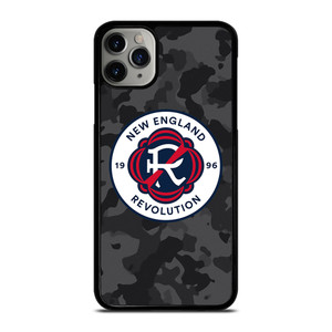NEW ENGLAND REVOLUTION MLS BLACK CAMO iPhone 11 Pro Max Case Cover