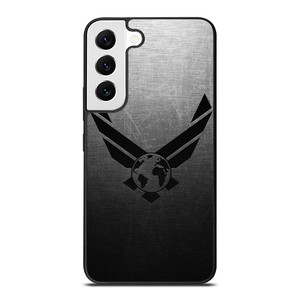 USAF UNITED STATES AIR FORCES LOGO METAL Samsung Galaxy S22 Case Cover