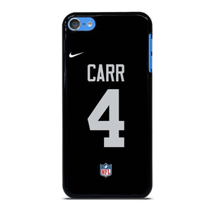 DEREK CARR LAS VEGAS RAIDERS NFL iPod Touch 7 Case Cover DEREK CARR LAS VEGAS RAIDERS NFL iPod Touch 7 Case Cover