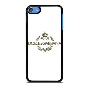 DOLCE AND GABBANA WHITE LOGO iPod Touch 7 Case Cover