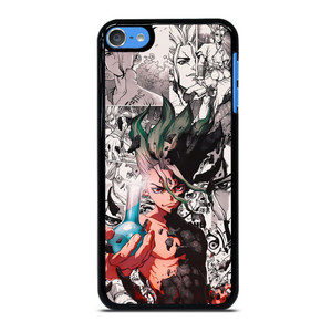 DR STONE ANIME BLACK WHITE iPod Touch 7 Case Cover
