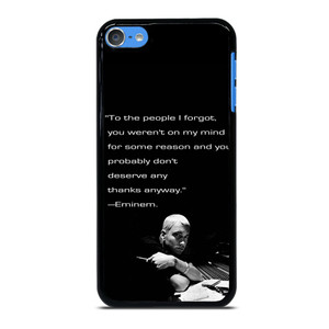 EMINEM RAPPER QUOTES 2 iPod Touch 7 Case Cover