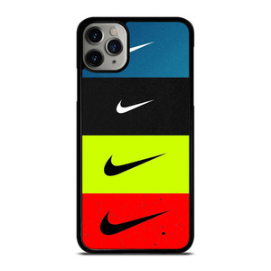 NIKE SWOOSH STRIPE COLORS iPhone 11 Pro Max Case Cover