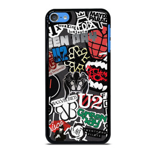 PUNK ROCK BAND COLLAGE iPod Touch 7 Case Cover PUNK ROCK BAND COLLAGE iPod Touch 7 Case Cover