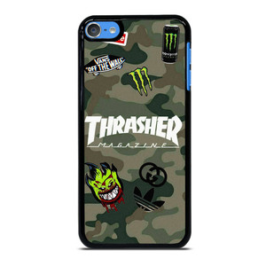 THRASHER SKATEBOARD CAMO COLLAGE iPod Touch 7 Case Cover