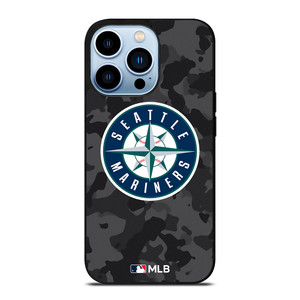 SEATTLE MARINERS BASEBALL BLACK CAMO iPhone 13 Pro Max Case Cover SEATTLE MARINERS BASEBALL BLACK CAMO iPhone 13 Pro Max Case Cover