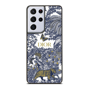DIOR FLORAL BLUE Samsung Galaxy S21 Ultra Case Cover