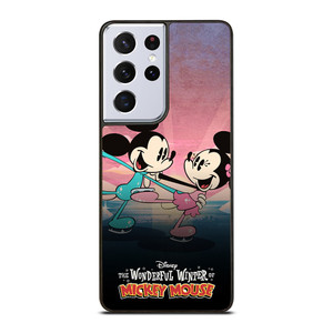 DISNEY WONDERFUL WINTER MICKEY MOUSE Samsung Galaxy S21 Ultra Case Cover