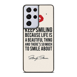 MARILYN MONROE QUOTES Samsung Galaxy S21 Ultra Case Cover