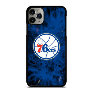 PHILADELPHIA 76ERS BASKETBALL NBA FIRE iPhone 11 Pro Max Case Cover