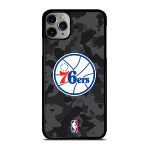 PHILADELPHIA 76ERS BLACK CAMO iPhone 11 Pro Max Case Cover