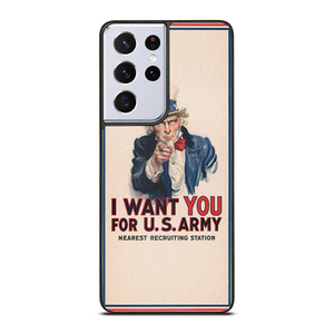 UNCLE SAM UNITED STATES ARMY Samsung Galaxy S21 Ultra Case Cover UNCLE SAM UNITED STATES ARMY Samsung Galaxy S21 Ultra Case Cover
