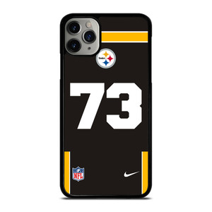 PITTSBURGH STEELERS JOE HAEG 73 NFL NIKE iPhone 11 Pro Max Case Cover