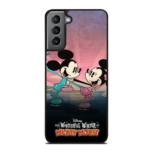 DISNEY WONDERFUL WINTER MICKEY MOUSE Samsung Galaxy S21 Plus Case Cover