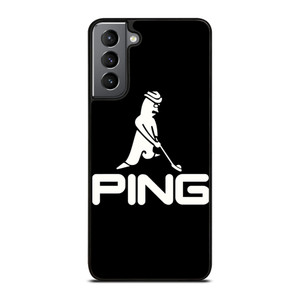 PING GOLF BLACK LOGO Samsung Galaxy S21 Plus Case Cover