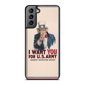 UNCLE SAM UNITED STATES ARMY Samsung Galaxy S21 Plus Case Cover UNCLE SAM UNITED STATES ARMY Samsung Galaxy S21 Plus Case Cover