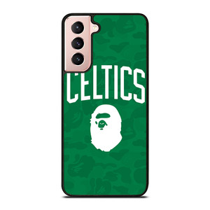 BOSTON CELTICS X BAPE CAMO Samsung Galaxy S21 Case Cover BOSTON CELTICS X BAPE CAMO Samsung Galaxy S21 Case Cover