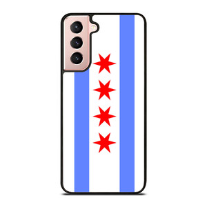 FLAG OF CHICAGO Samsung Galaxy S21 Case Cover