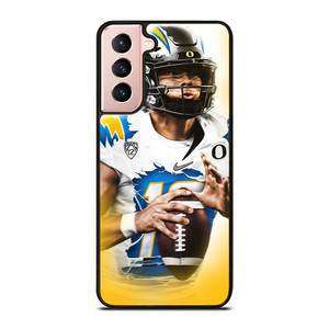 JUSTIN HERBERT LOS ANGELES CHARGERS Samsung Galaxy S21 Case Cover JUSTIN HERBERT LOS ANGELES CHARGERS Samsung Galaxy S21 Case Cover