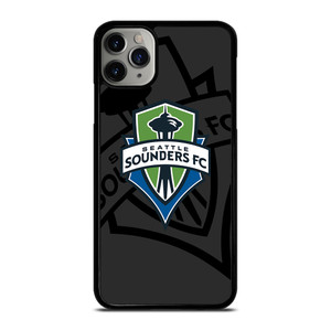 SEATTLE SOUNDERS FC MLS BLACK iPhone 11 Pro Max Case Cover
