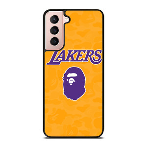 LOS ANGELES LAKERS X BAPE CAMO Samsung Galaxy S21 Case Cover