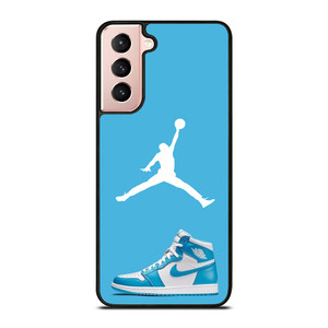 NIKE AIR JORDAN BLUE Samsung Galaxy S21 Case Cover NIKE AIR JORDAN BLUE Samsung Galaxy S21 Case Cover