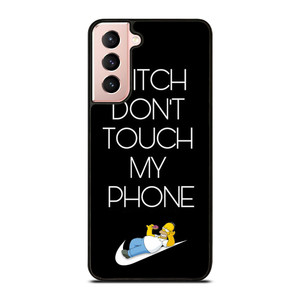 NIKE HOMER SIMPSON DONT TOUCH MY PHONE Samsung Galaxy S21 Case Cover