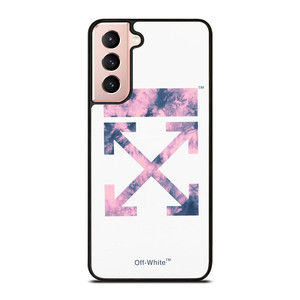 OFF WHITE PURPLE MARBLE Samsung Galaxy S21 Case Cover