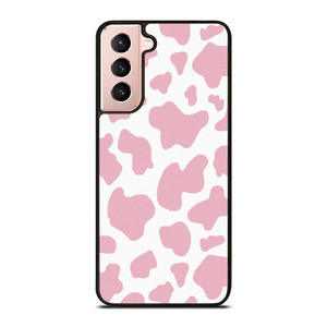 PINK COW PATTERN Samsung Galaxy S21 Case Cover