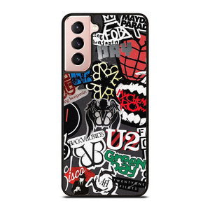 PUNK ROCK BAND COLLAGE Samsung Galaxy S21 Case Cover