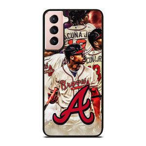 RONALD ACUNA JR ATLANTA BRAVES BASEBALL Samsung Galaxy S21 Case Cover