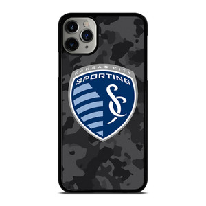 SPORTING KANSAS CITY MLS BLACK CAMO iPhone 11 Pro Max Case Cover SPORTING KANSAS CITY MLS BLACK CAMO iPhone 11 Pro Max Case Cover
