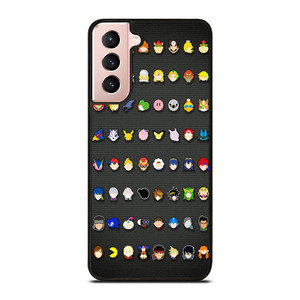 SUPER SMASH BROS ALL ICON Samsung Galaxy S21 Case Cover