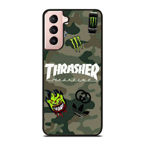 THRASHER SKATEBOARD CAMO COLLAGE Samsung Galaxy S21 Case Cover