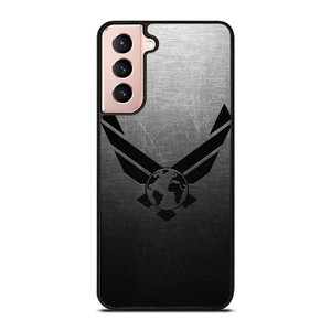 USAF UNITED STATES AIR FORCES LOGO METAL Samsung Galaxy S21 Case Cover