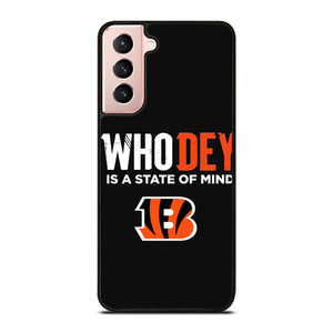 WHO DEY CINCINNATI BENGALS NFL Samsung Galaxy S21 Case Cover